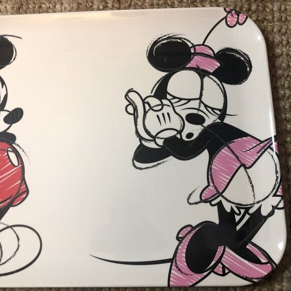 Disney Mickey Mouse Minnie Mouse Serving Tray ZAK! Designs 16" x12" - Picture 3 of 6
